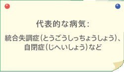 代表的な病気