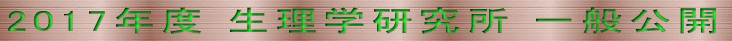 2017年度 生理学研究所 一般公開
