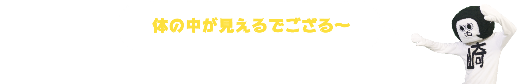 体の中が見えるでござる～